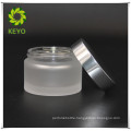 50g frosted empty cosmetic glass jar